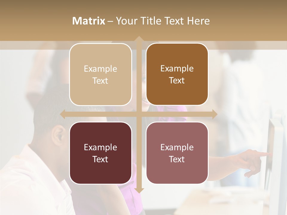 African Businesswoman Internship PowerPoint Template