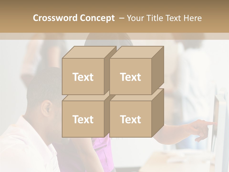 African Businesswoman Internship PowerPoint Template