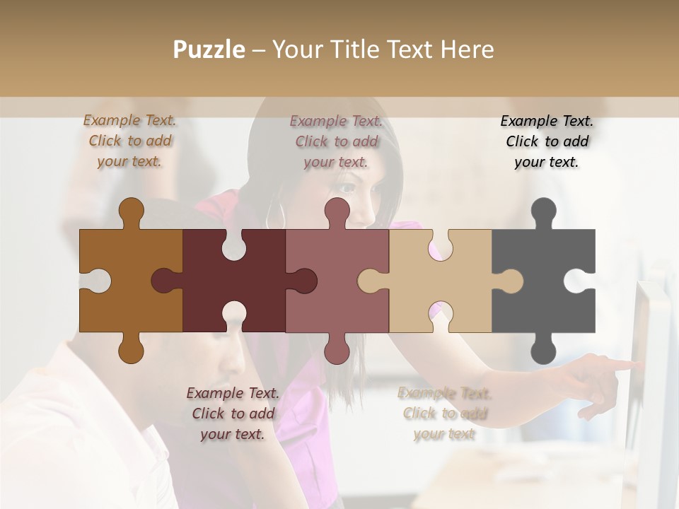 African Businesswoman Internship PowerPoint Template