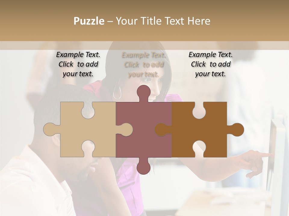 African Businesswoman Internship PowerPoint Template