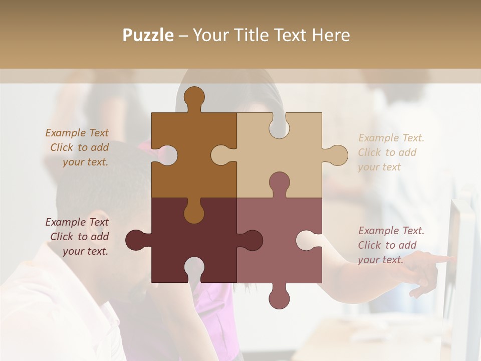 African Businesswoman Internship PowerPoint Template