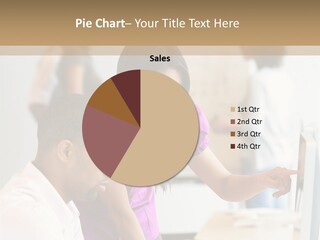 African Businesswoman Internship PowerPoint Template