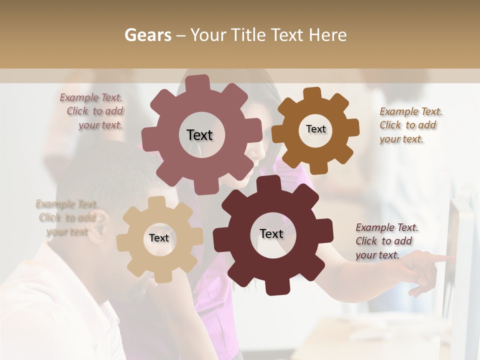 African Businesswoman Internship PowerPoint Template