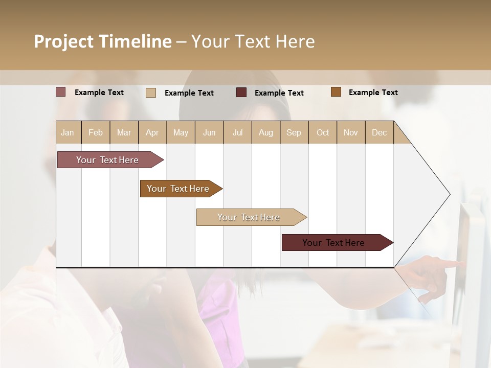 African Businesswoman Internship PowerPoint Template