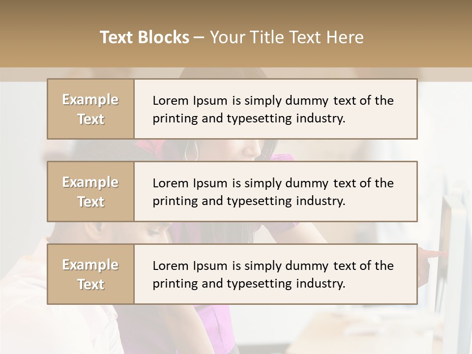 African Businesswoman Internship PowerPoint Template