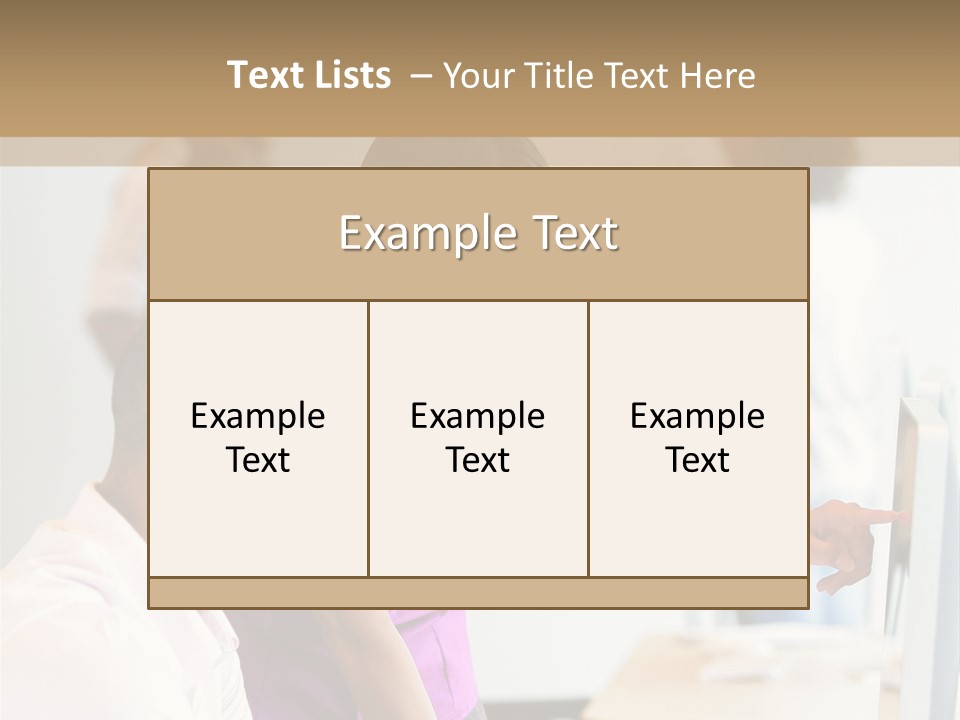 African Businesswoman Internship PowerPoint Template
