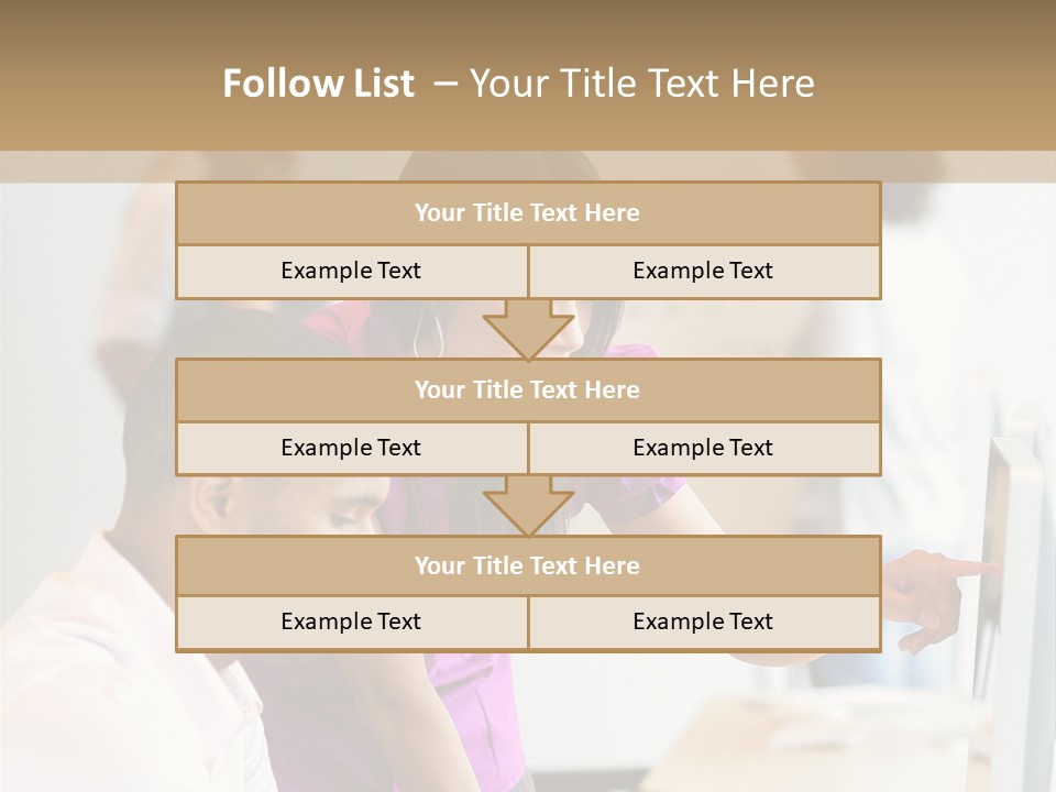 African Businesswoman Internship PowerPoint Template