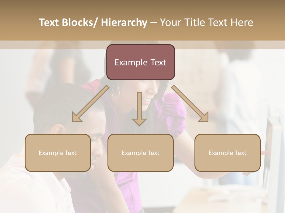 African Businesswoman Internship PowerPoint Template