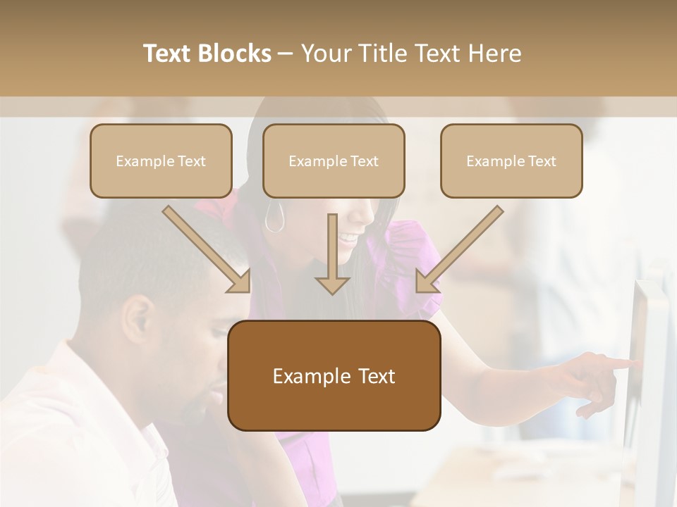 African Businesswoman Internship PowerPoint Template