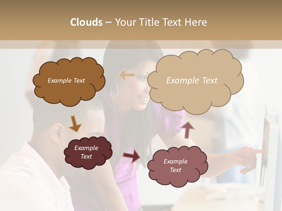 African Businesswoman Internship PowerPoint Template