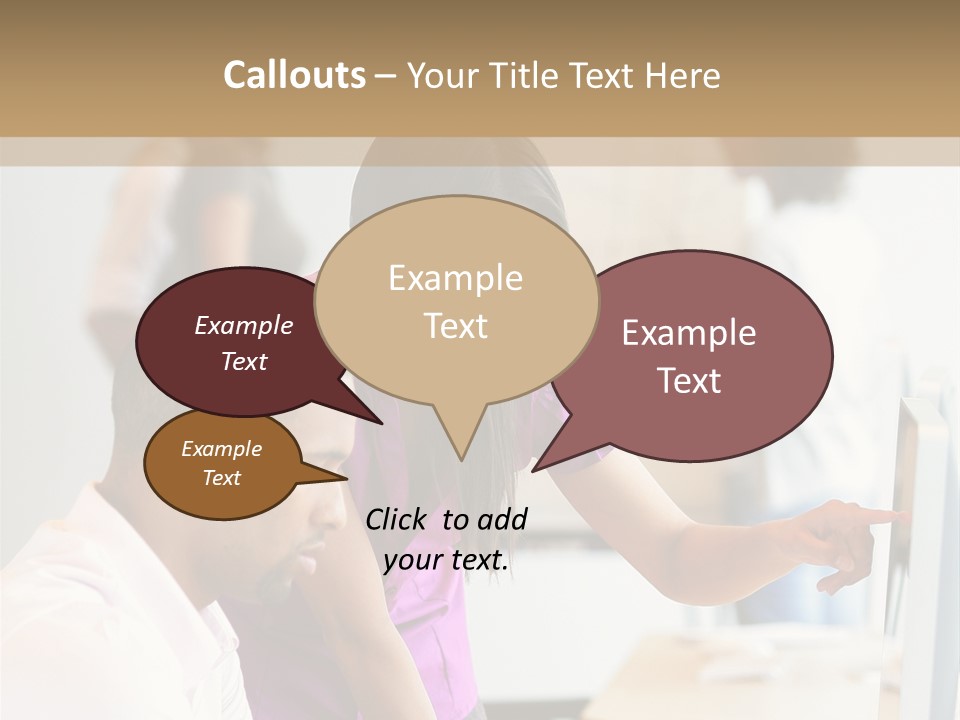 African Businesswoman Internship PowerPoint Template