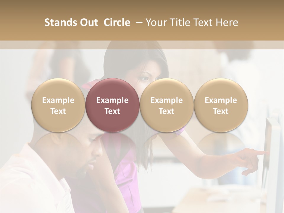 African Businesswoman Internship PowerPoint Template