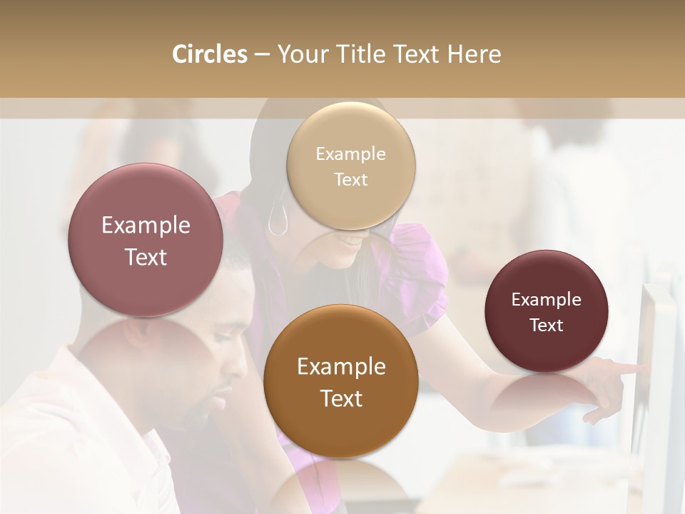 African Businesswoman Internship PowerPoint Template