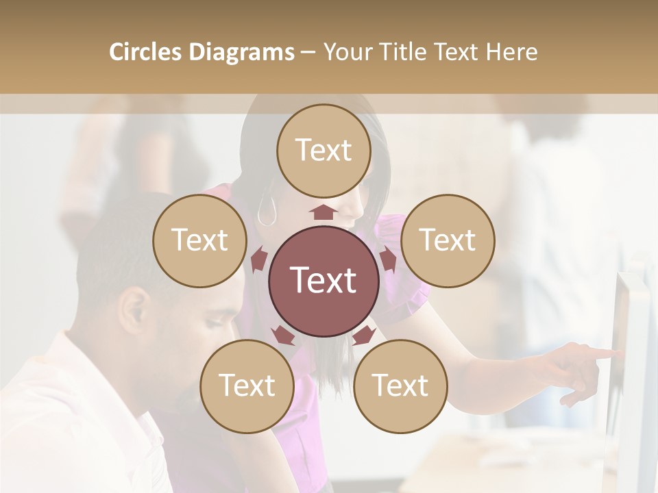 African Businesswoman Internship PowerPoint Template