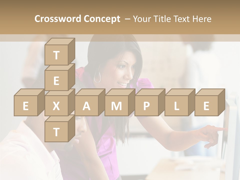 African Businesswoman Internship PowerPoint Template