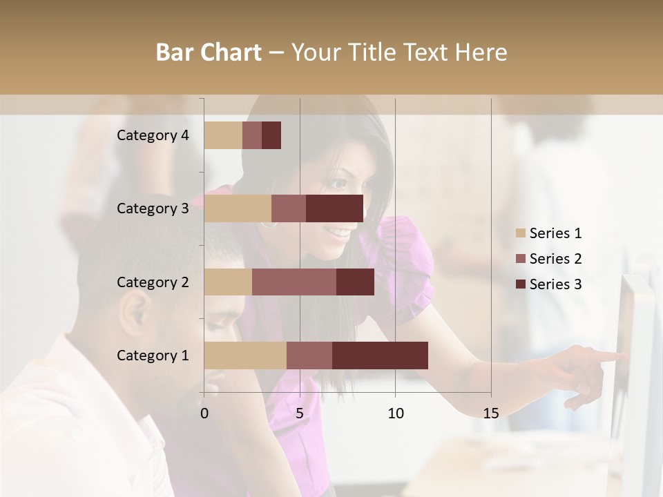 African Businesswoman Internship PowerPoint Template