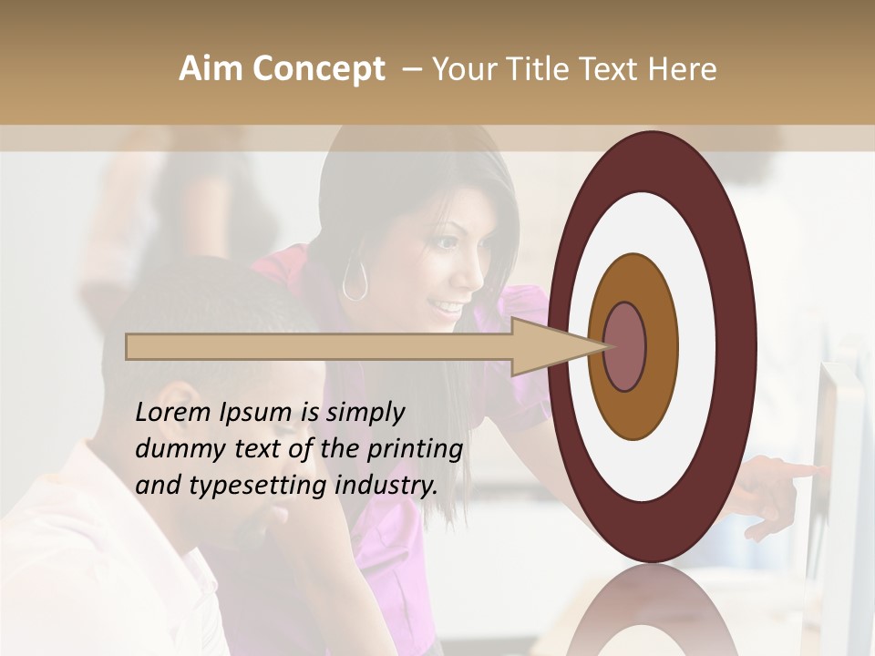 African Businesswoman Internship PowerPoint Template