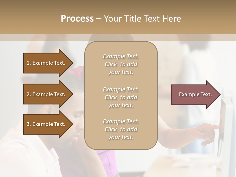 African Businesswoman Internship PowerPoint Template