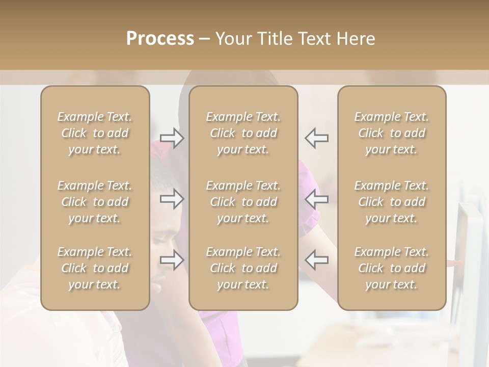 African Businesswoman Internship PowerPoint Template