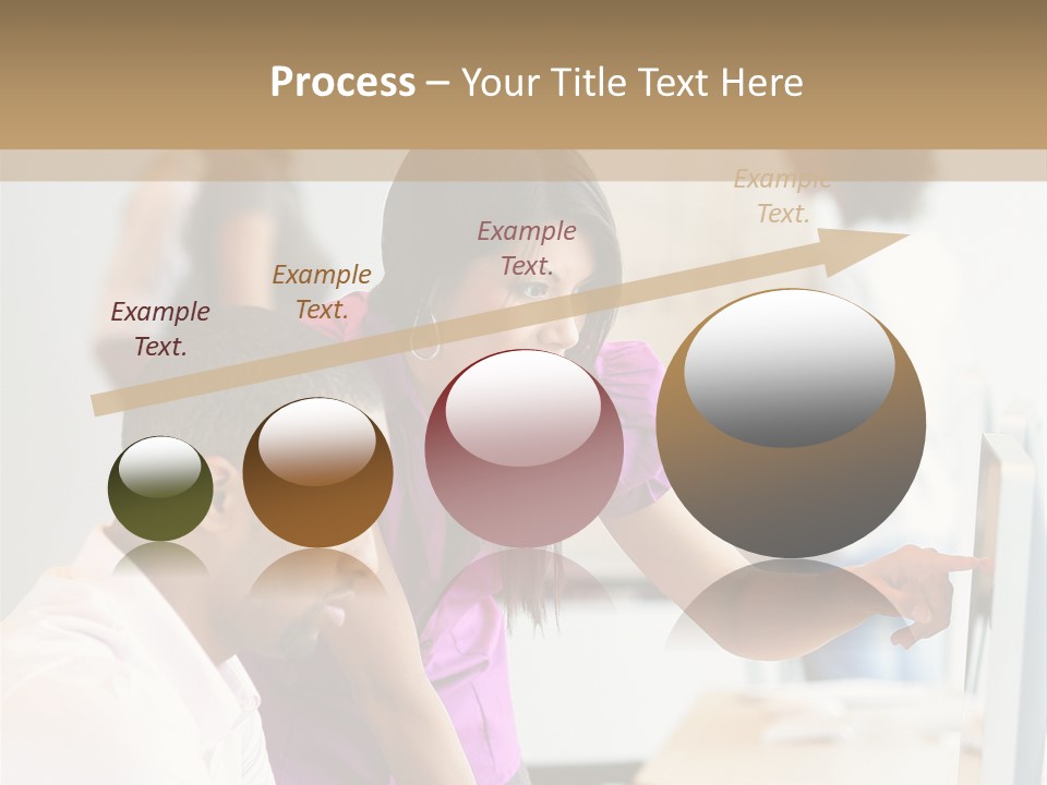 African Businesswoman Internship PowerPoint Template