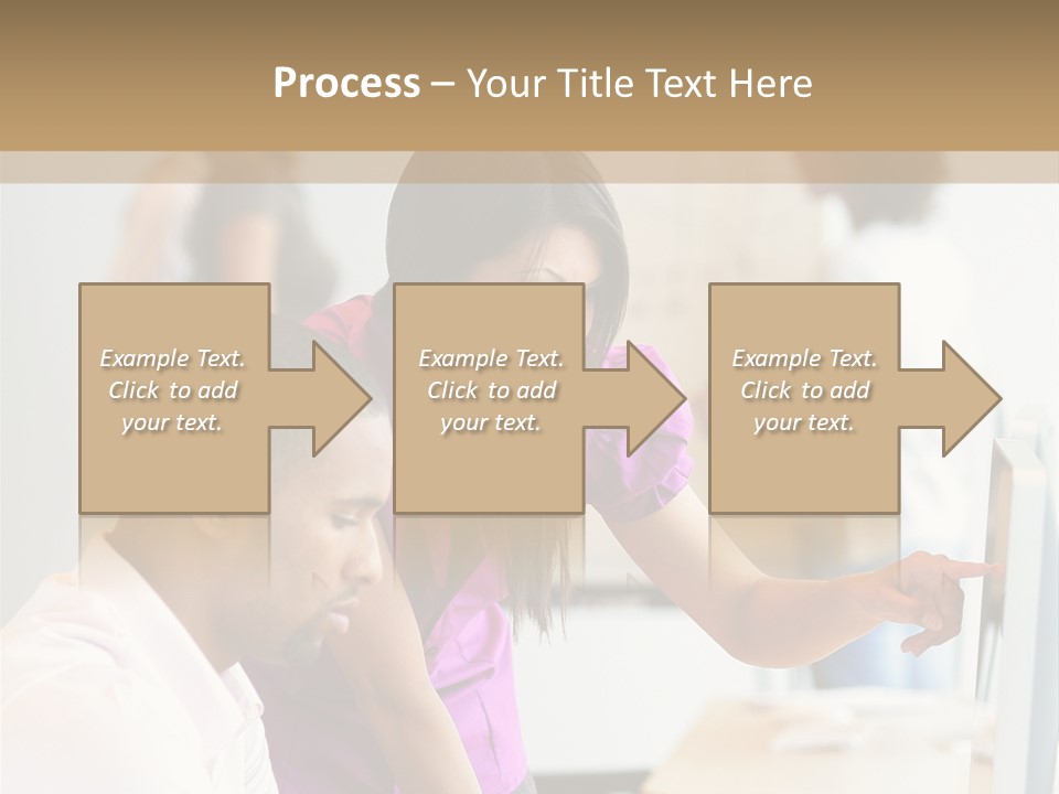 African Businesswoman Internship PowerPoint Template