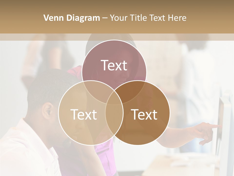 African Businesswoman Internship PowerPoint Template