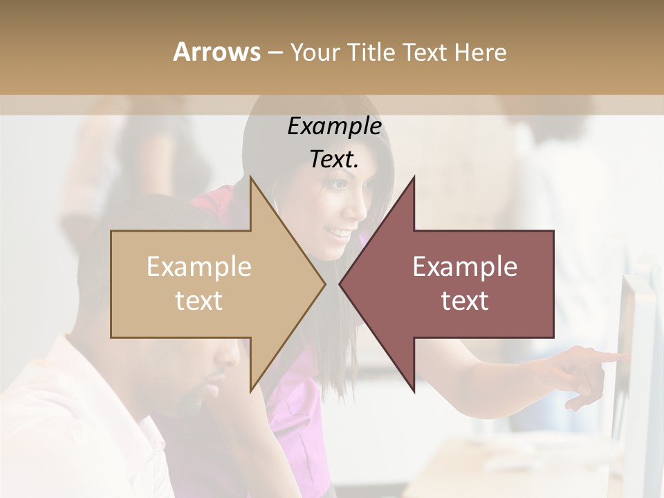 African Businesswoman Internship PowerPoint Template