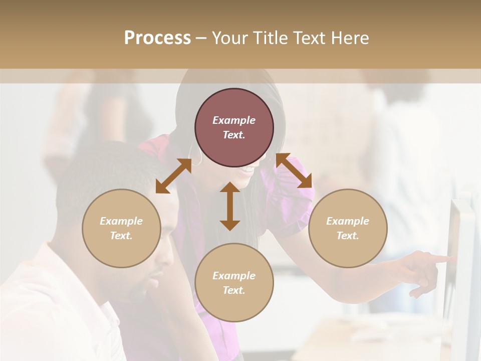 African Businesswoman Internship PowerPoint Template