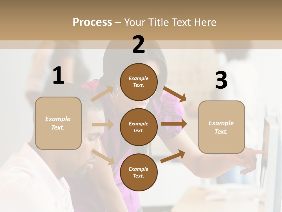 African Businesswoman Internship PowerPoint Template