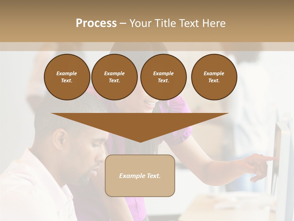 African Businesswoman Internship PowerPoint Template