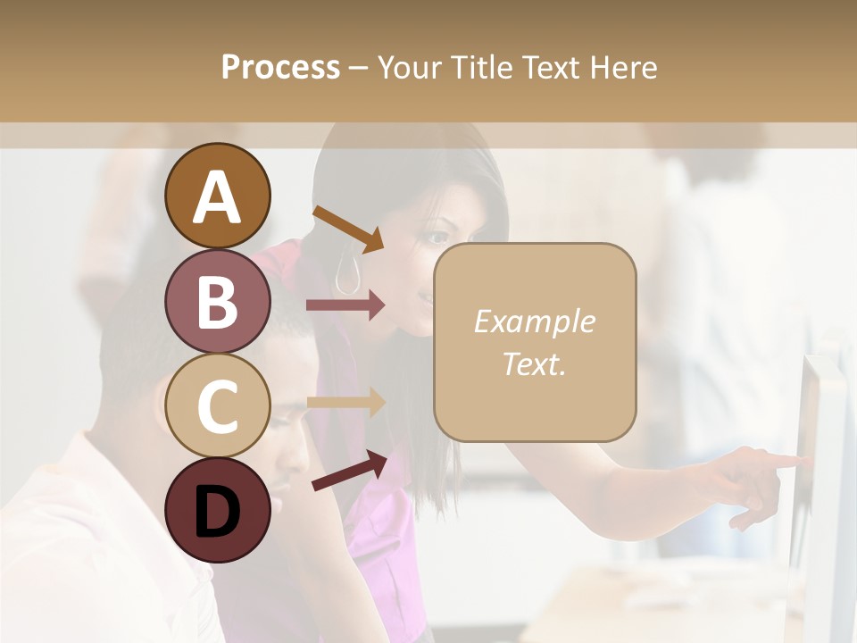African Businesswoman Internship PowerPoint Template