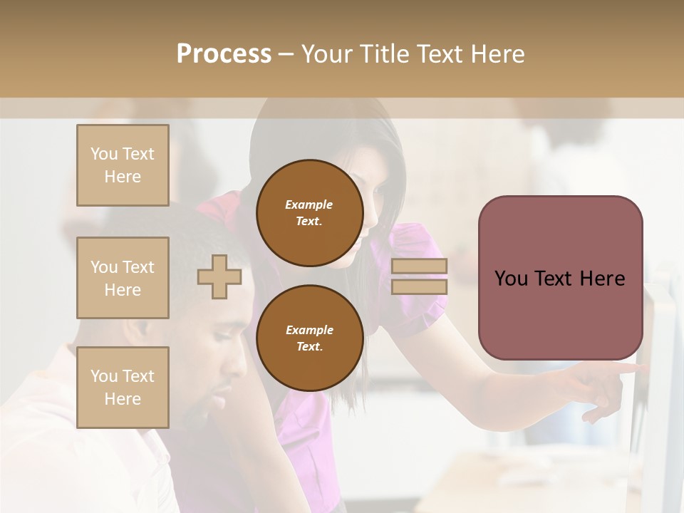 African Businesswoman Internship PowerPoint Template