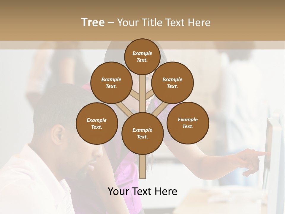 African Businesswoman Internship PowerPoint Template