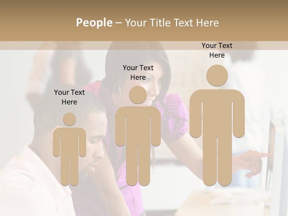 African Businesswoman Internship PowerPoint Template