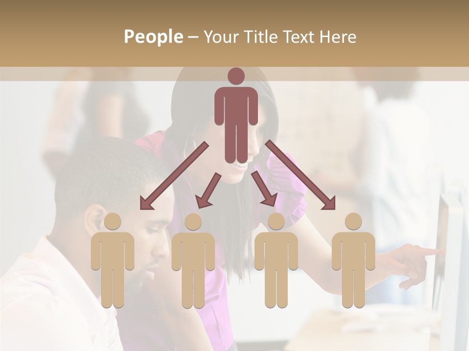 African Businesswoman Internship PowerPoint Template