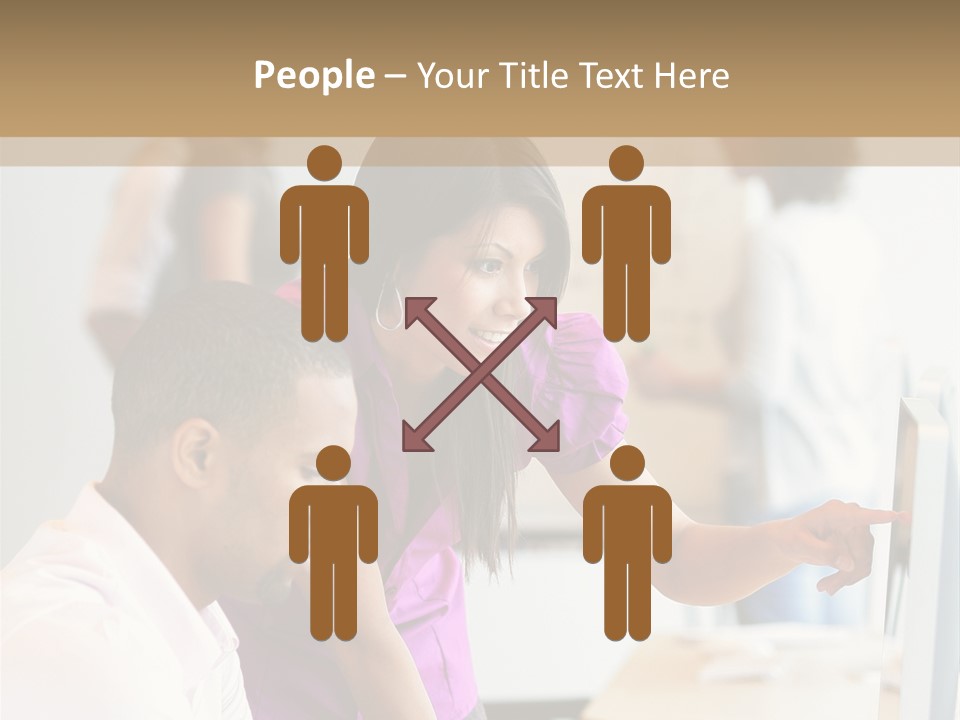 African Businesswoman Internship PowerPoint Template