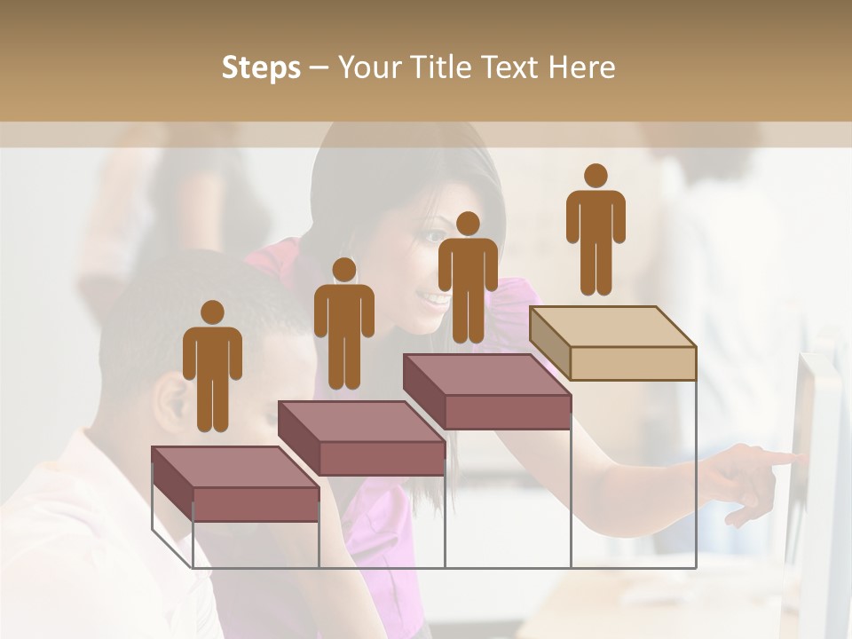 African Businesswoman Internship PowerPoint Template