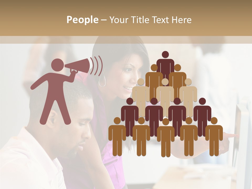 African Businesswoman Internship PowerPoint Template