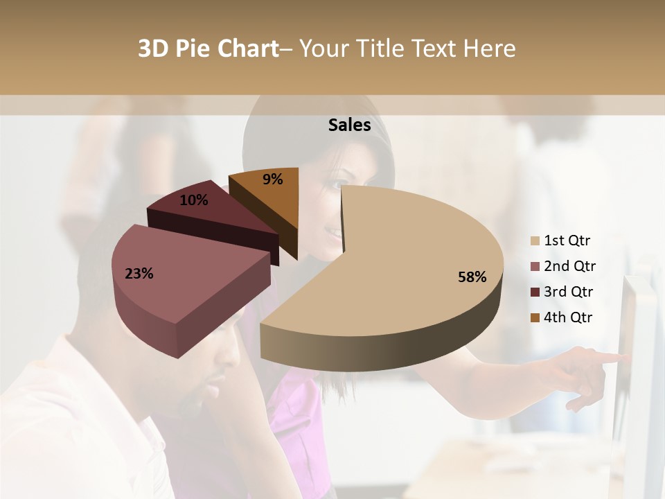 African Businesswoman Internship PowerPoint Template