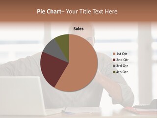 Business Working Portrait PowerPoint Template