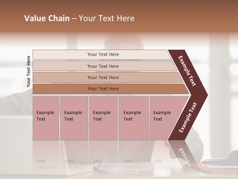 Business Working Portrait PowerPoint Template