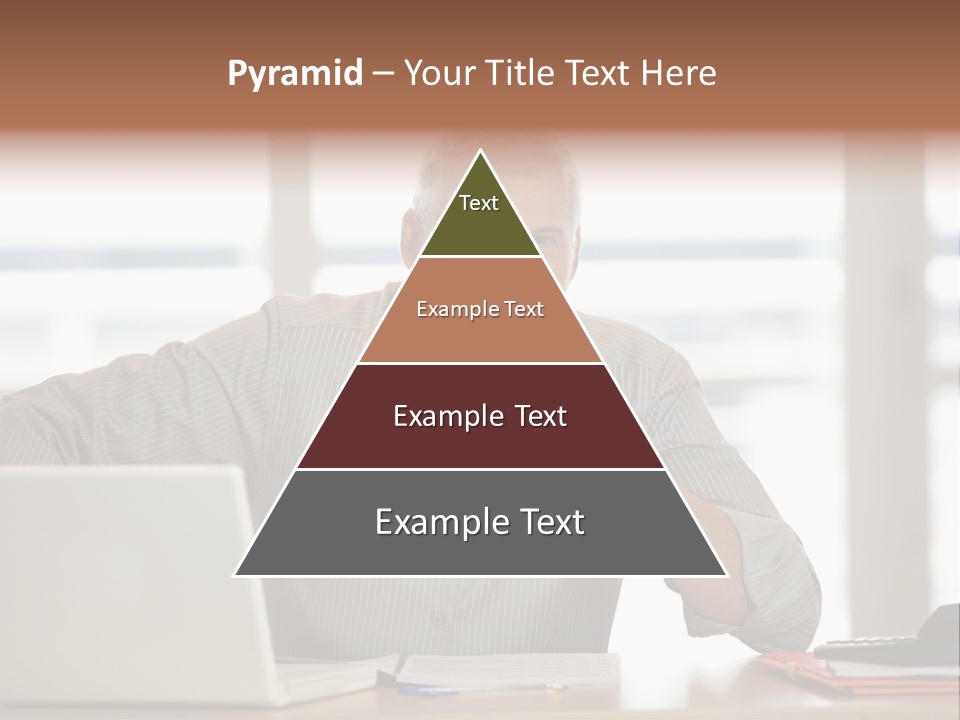 Business Working Portrait PowerPoint Template