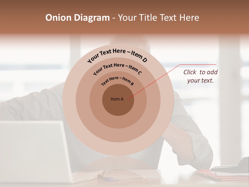 Business Working Portrait PowerPoint Template