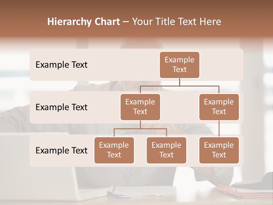 Business Working Portrait PowerPoint Template