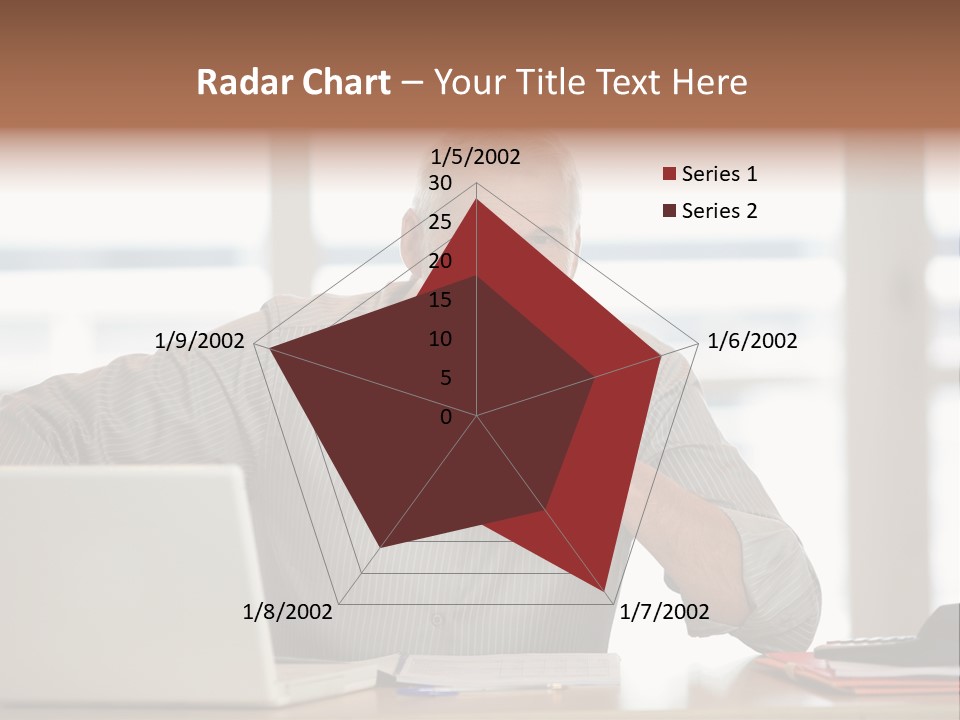 Business Working Portrait PowerPoint Template
