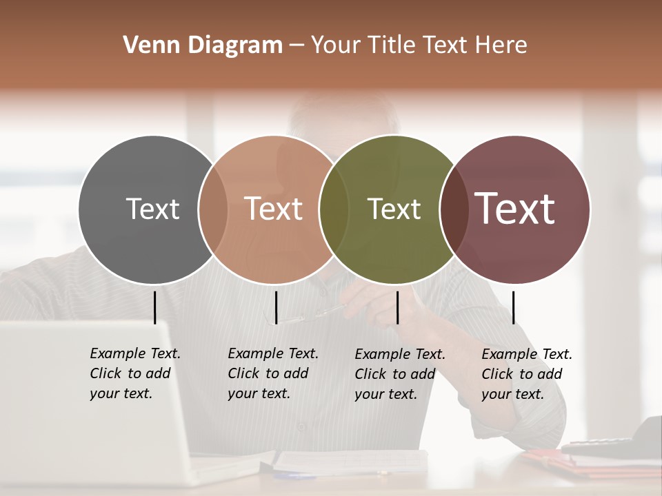 Business Working Portrait PowerPoint Template
