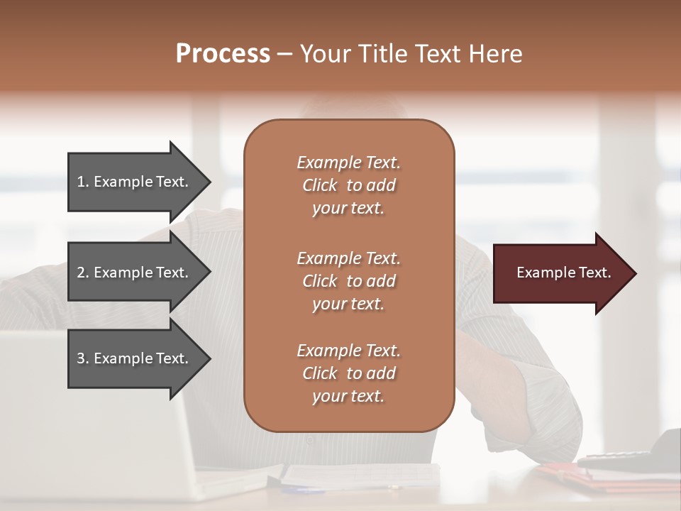 Business Working Portrait PowerPoint Template