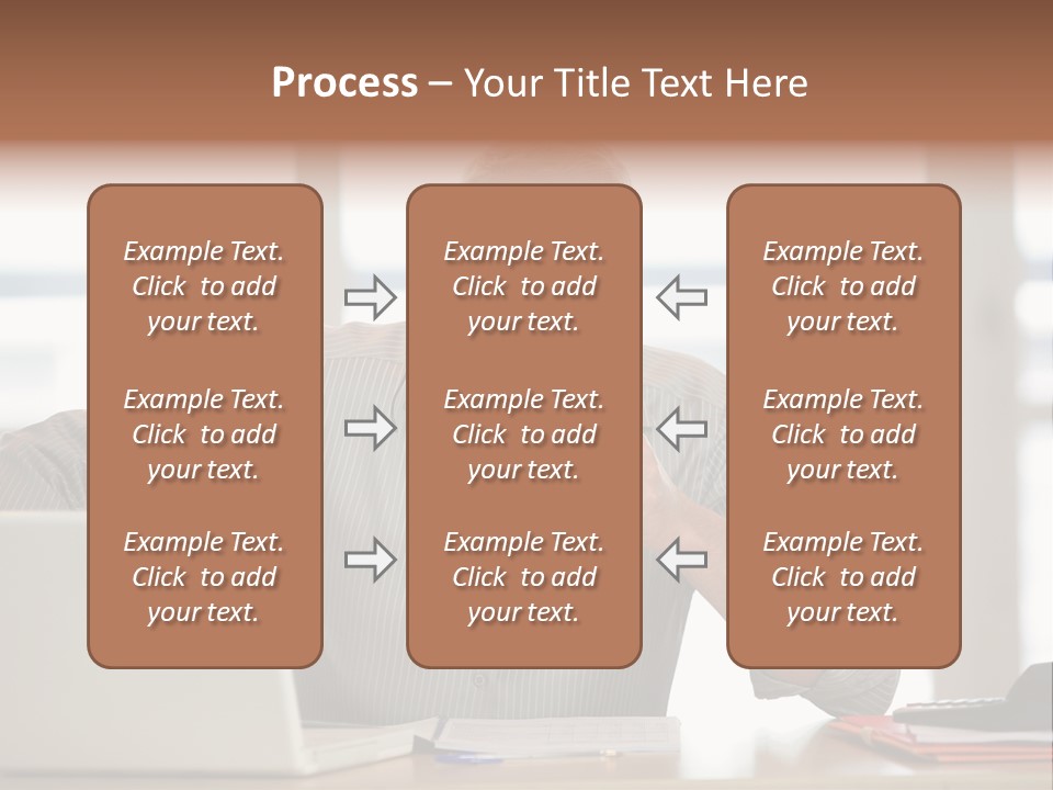 Business Working Portrait PowerPoint Template