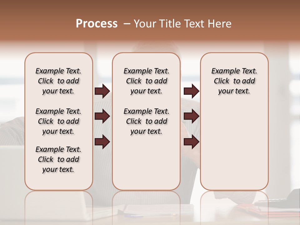 Business Working Portrait PowerPoint Template