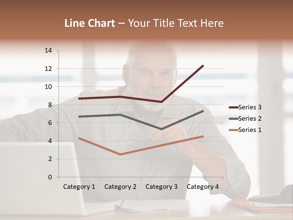 Business Working Portrait PowerPoint Template